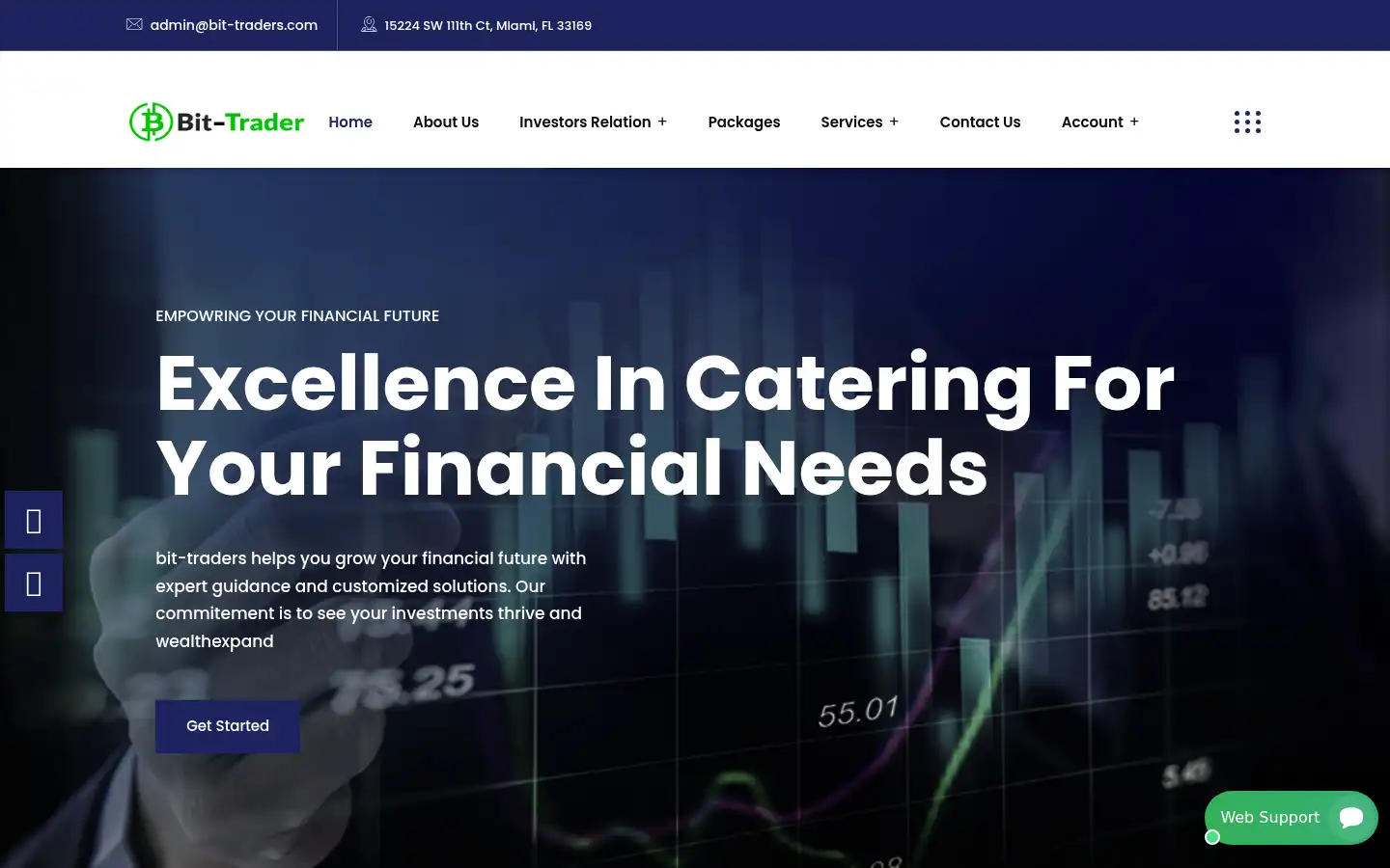 Screenshot of bit-traders.com