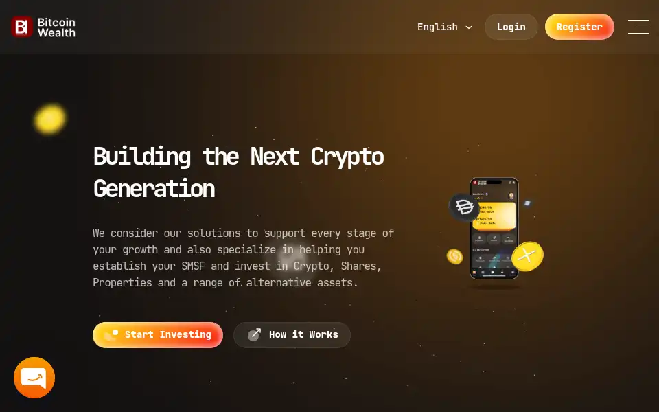 Screenshot of bit-wealth.com