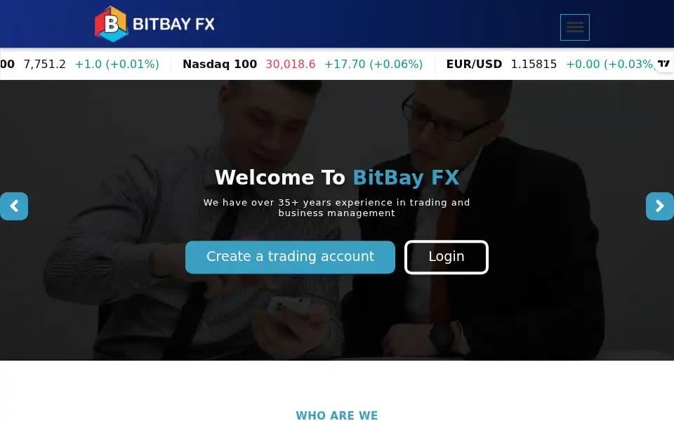 Screenshot of bitbayfx.com