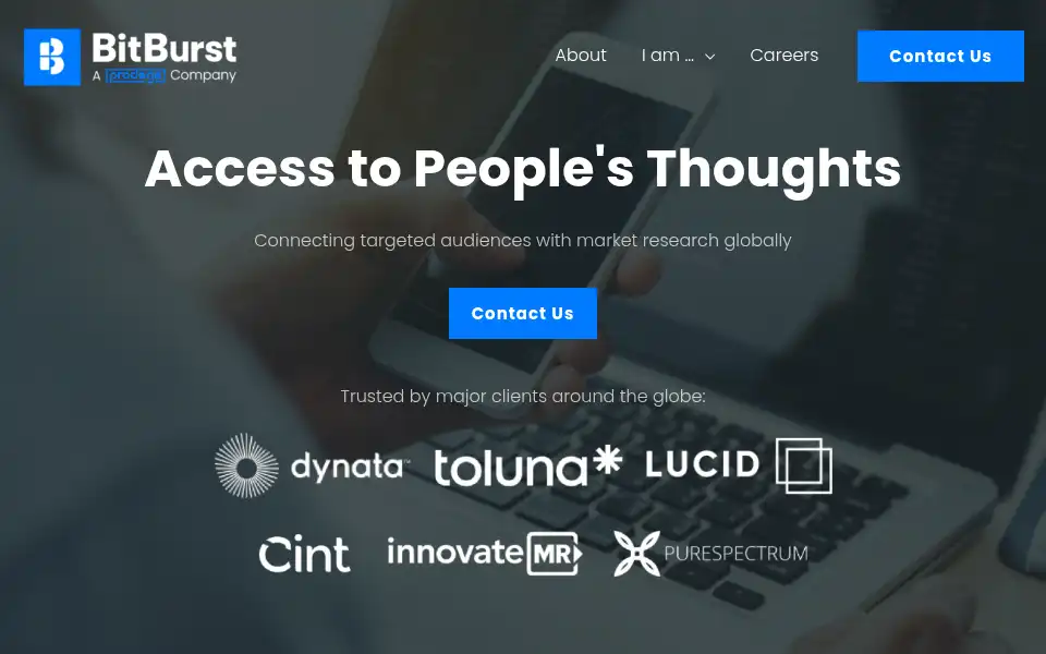 Screenshot of bitburst.net