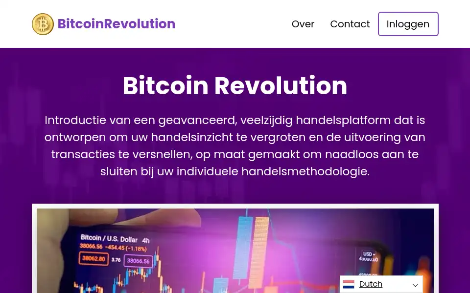 Screenshot of bitcoin-revolution.org