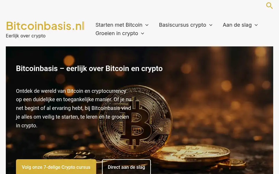 Screenshot of bitcoinbasis.nl