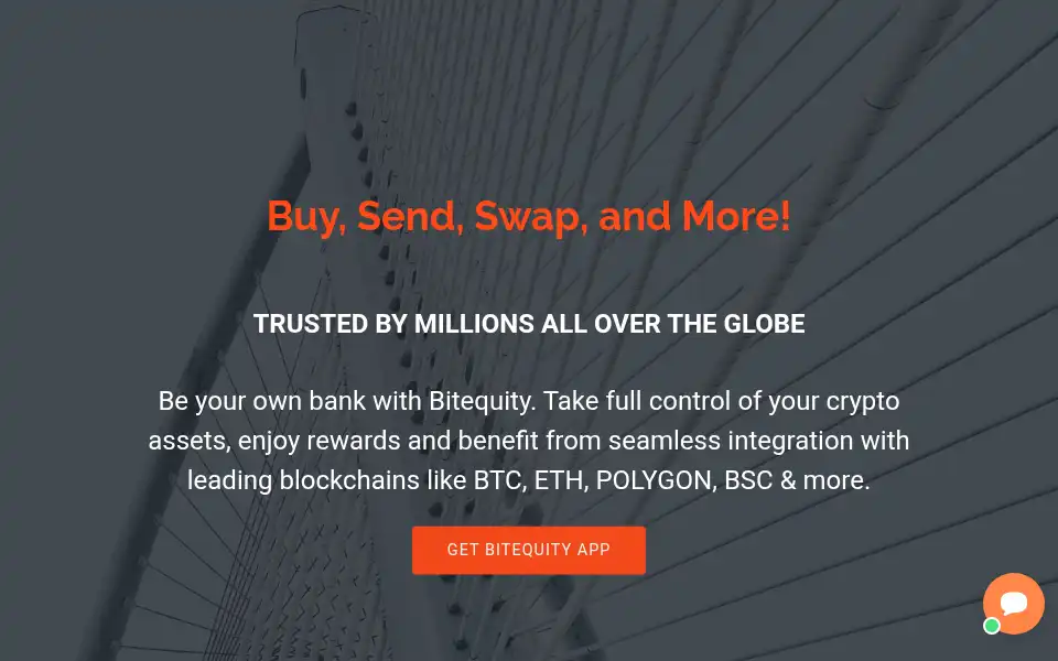 Screenshot of bitequity.net