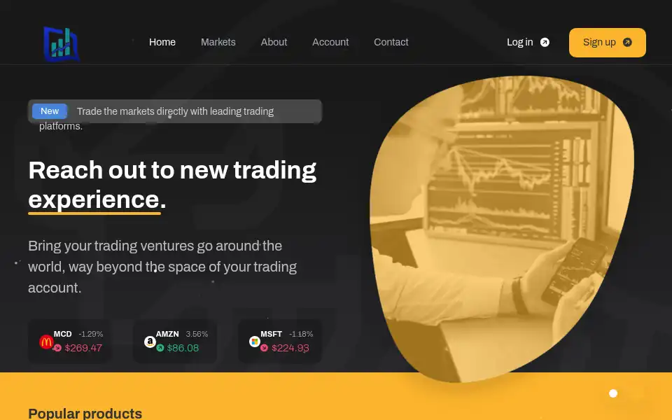 Screenshot of bitfluxinvt.com