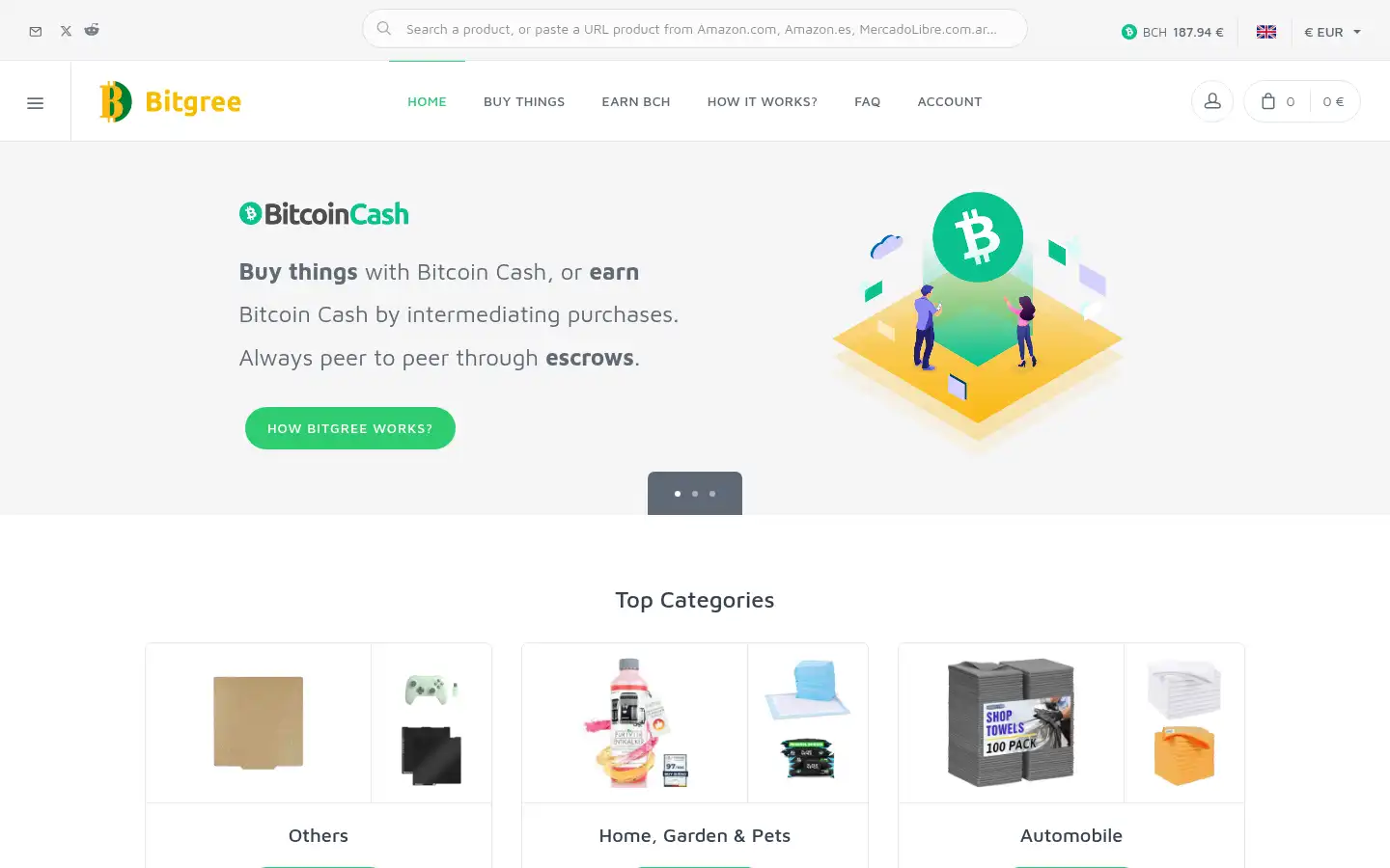Screenshot of bitgree.com