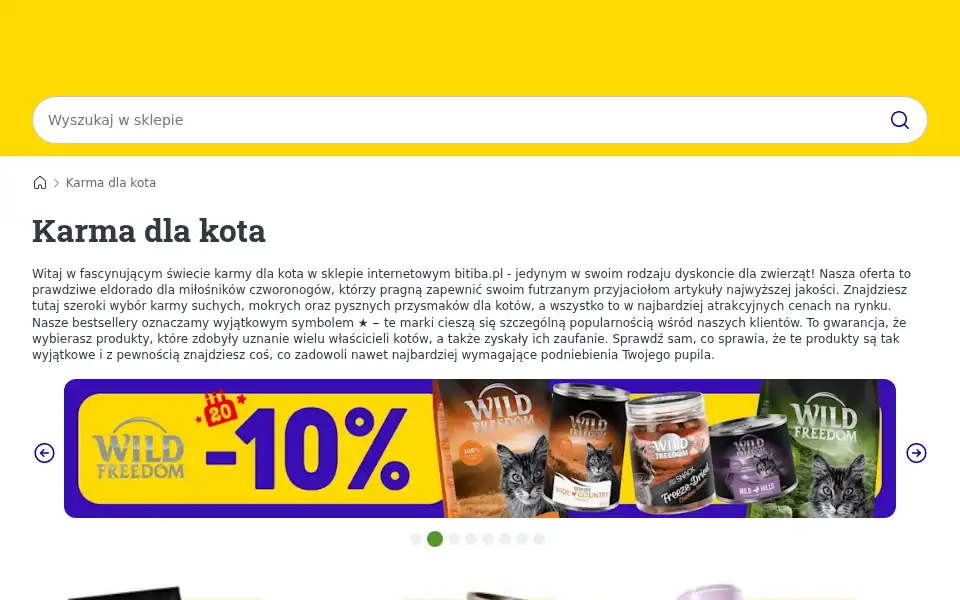 Screenshot of bitiba.pl