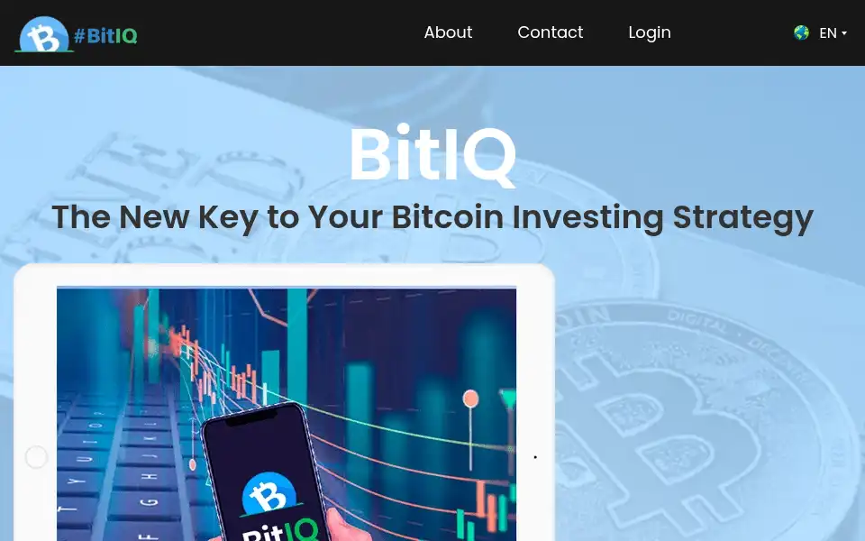 Screenshot of bitiq.app