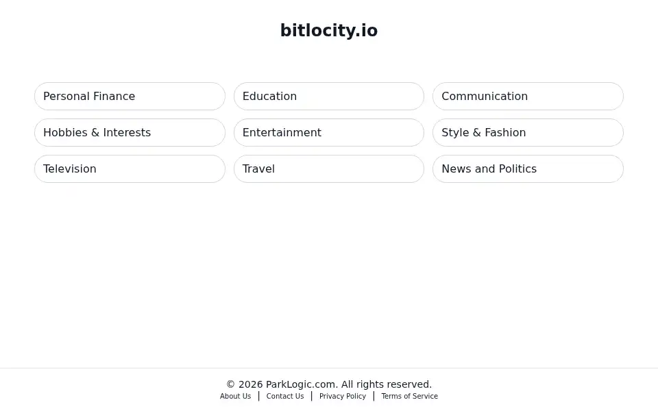 Screenshot of bitlocity.io