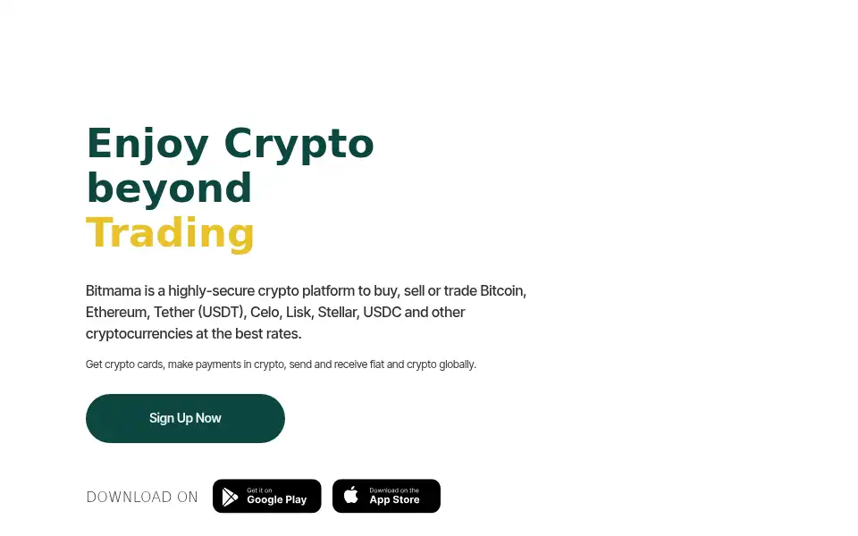 Screenshot of bitmama.io