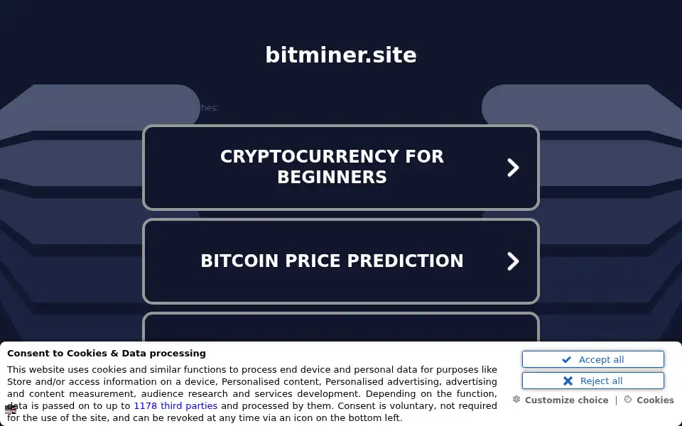 Screenshot of bitminer.site