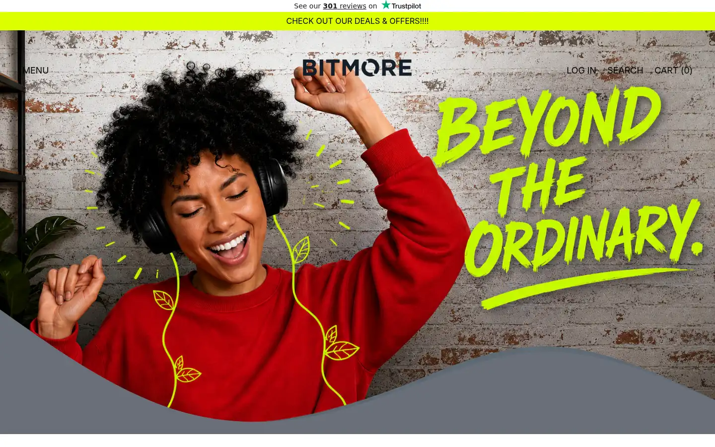 Screenshot of bitmore.co.uk