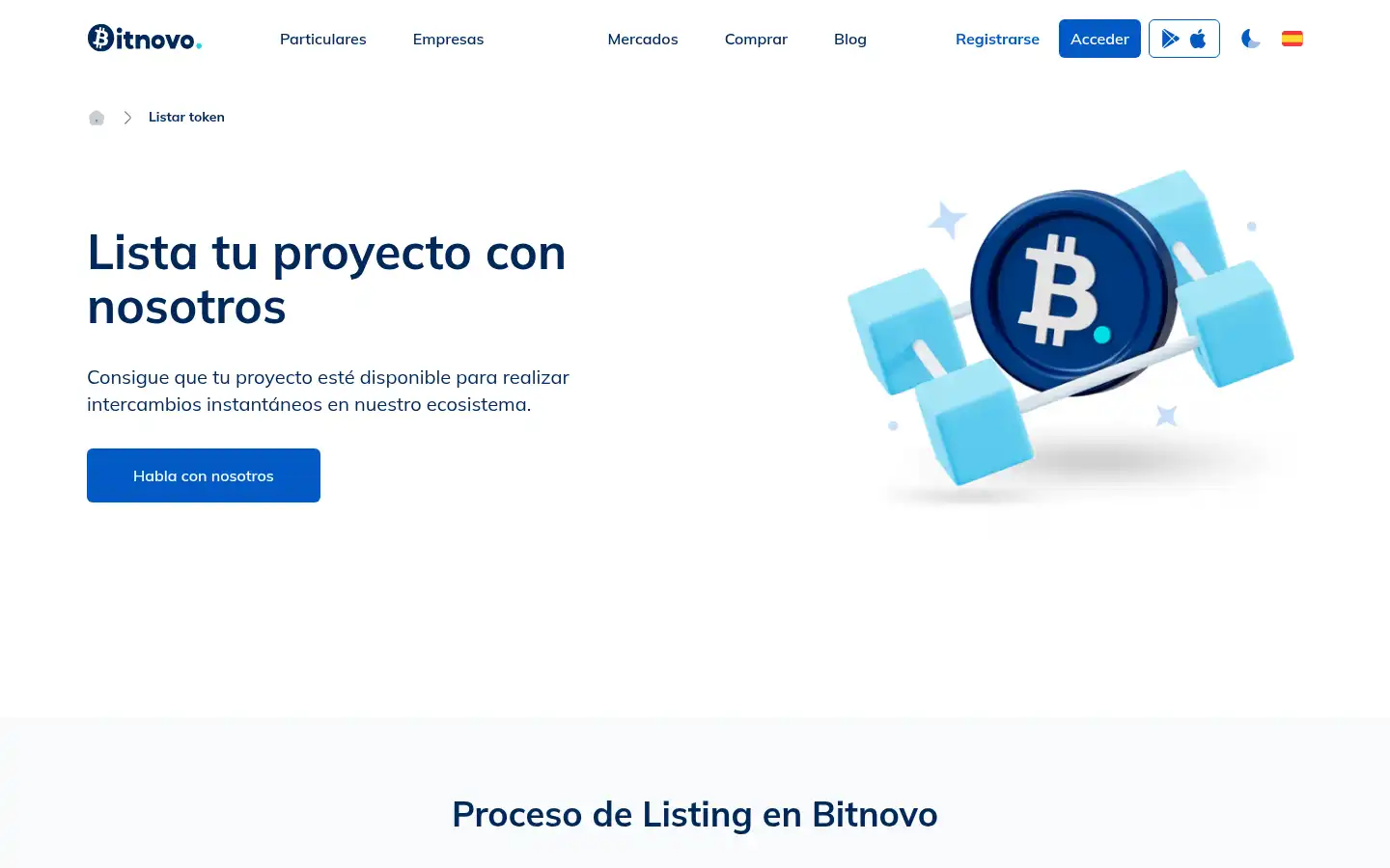 Screenshot of bitnovo.com