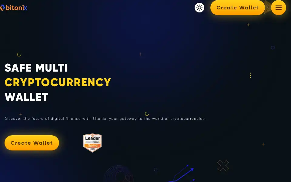 Screenshot of bitonix-wallet.com