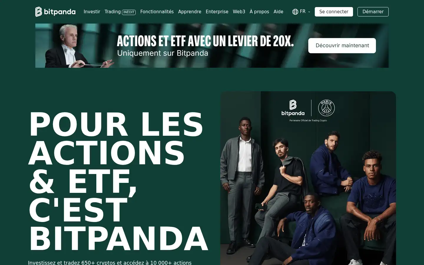 Screenshot of bitpanda.com