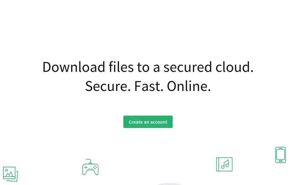 Screenshot of bitport.io