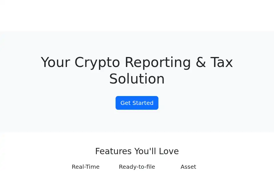 Screenshot of bitreports.io