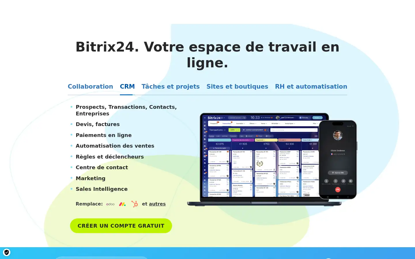 Screenshot of bitrix24.de