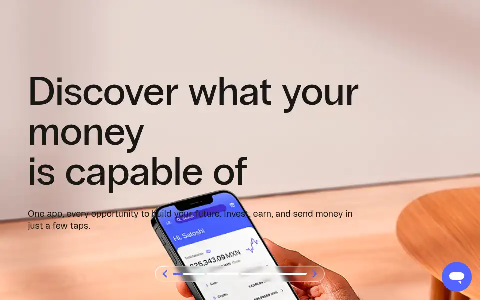Screenshot of bitso.com