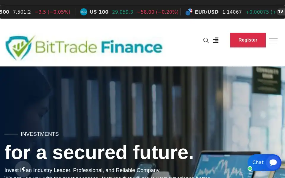 Screenshot of bittradefinancelimited.ltd