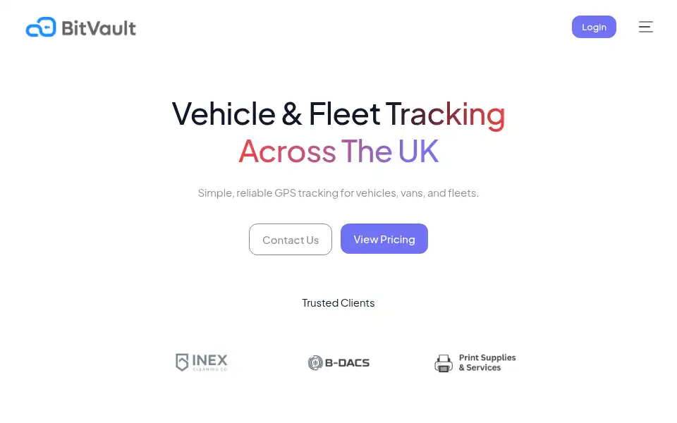 Screenshot of bitvault.uk