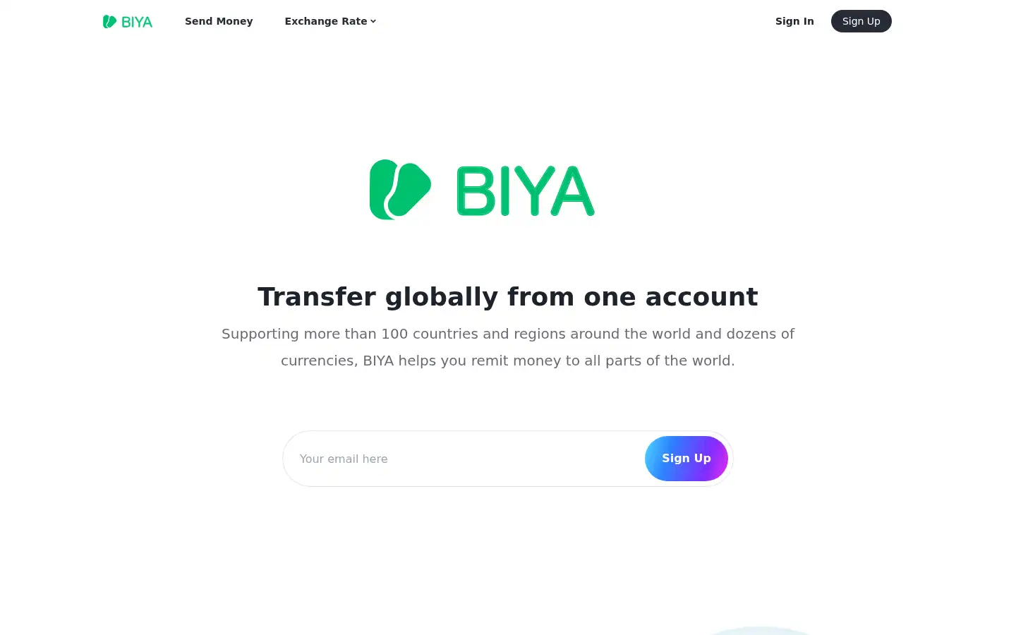 Screenshot of biyapay.io