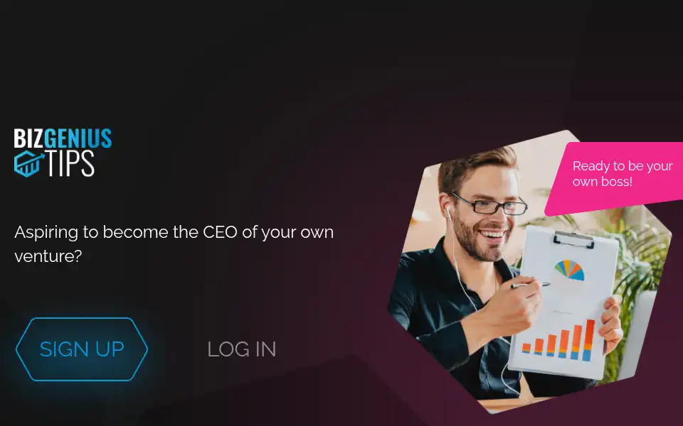 Screenshot of bizgeniustips.com