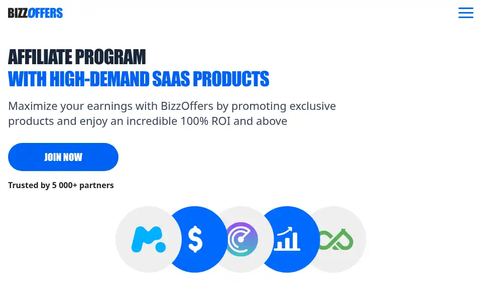 Screenshot of bizzoffers.com
