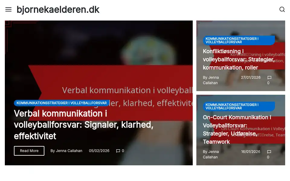 Screenshot of bjornekaelderen.dk