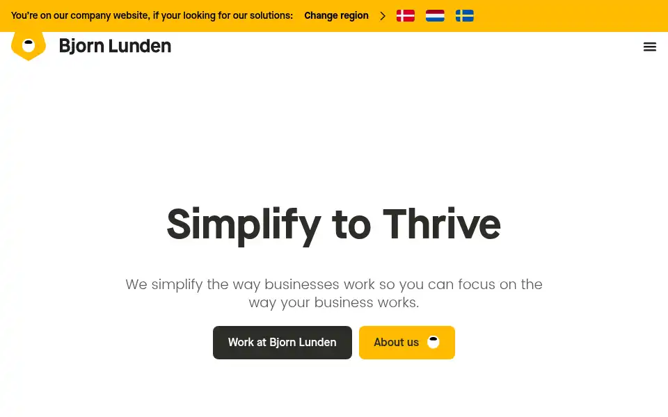 Screenshot of bjornlunden.com