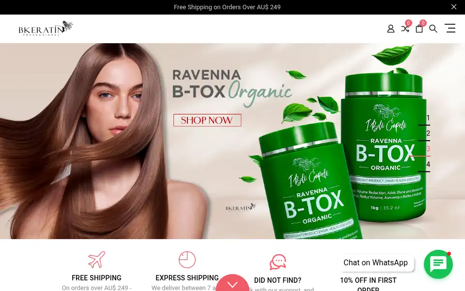 Screenshot of bkaustralia.com