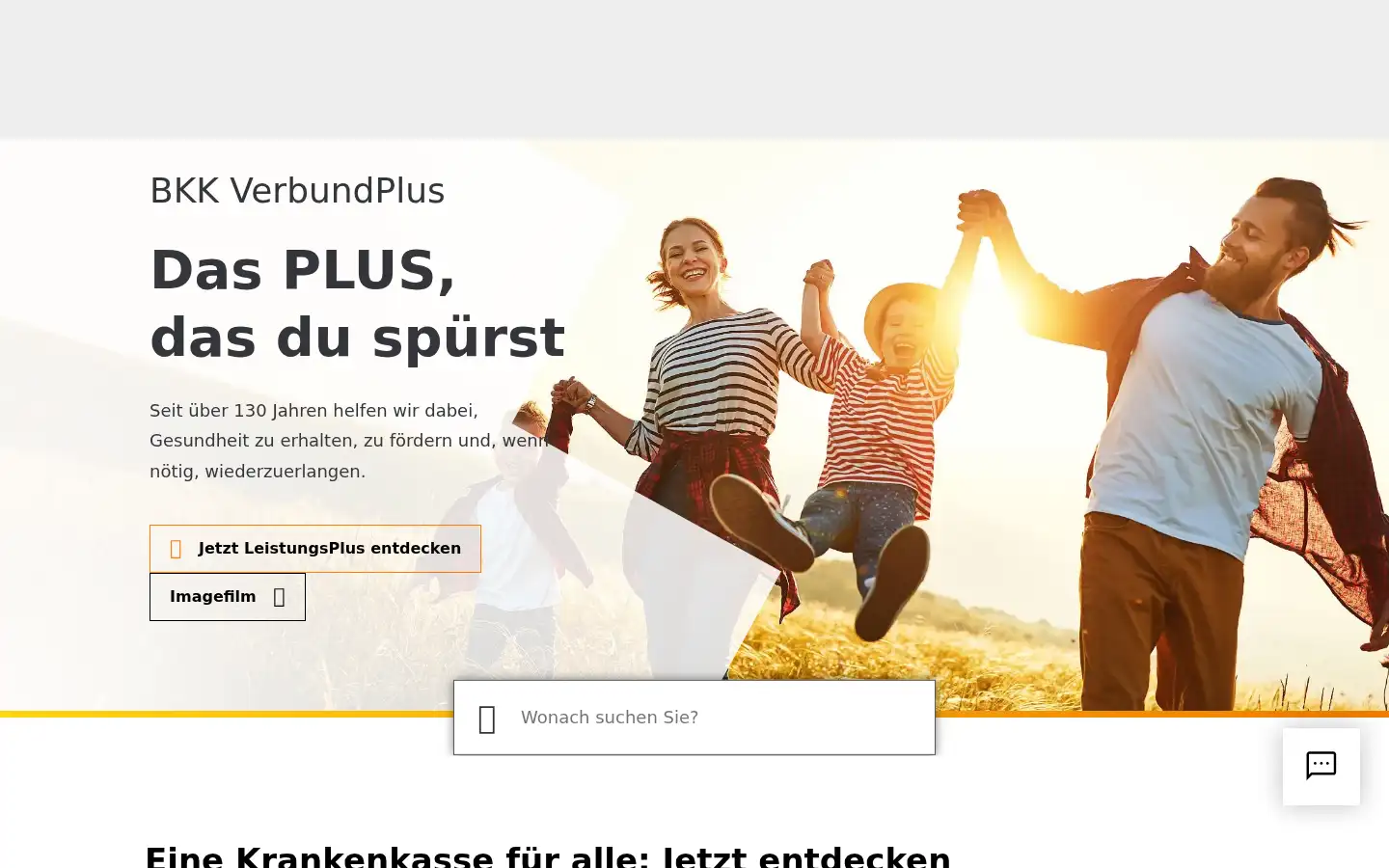 Screenshot of bkk-verbundplus.de