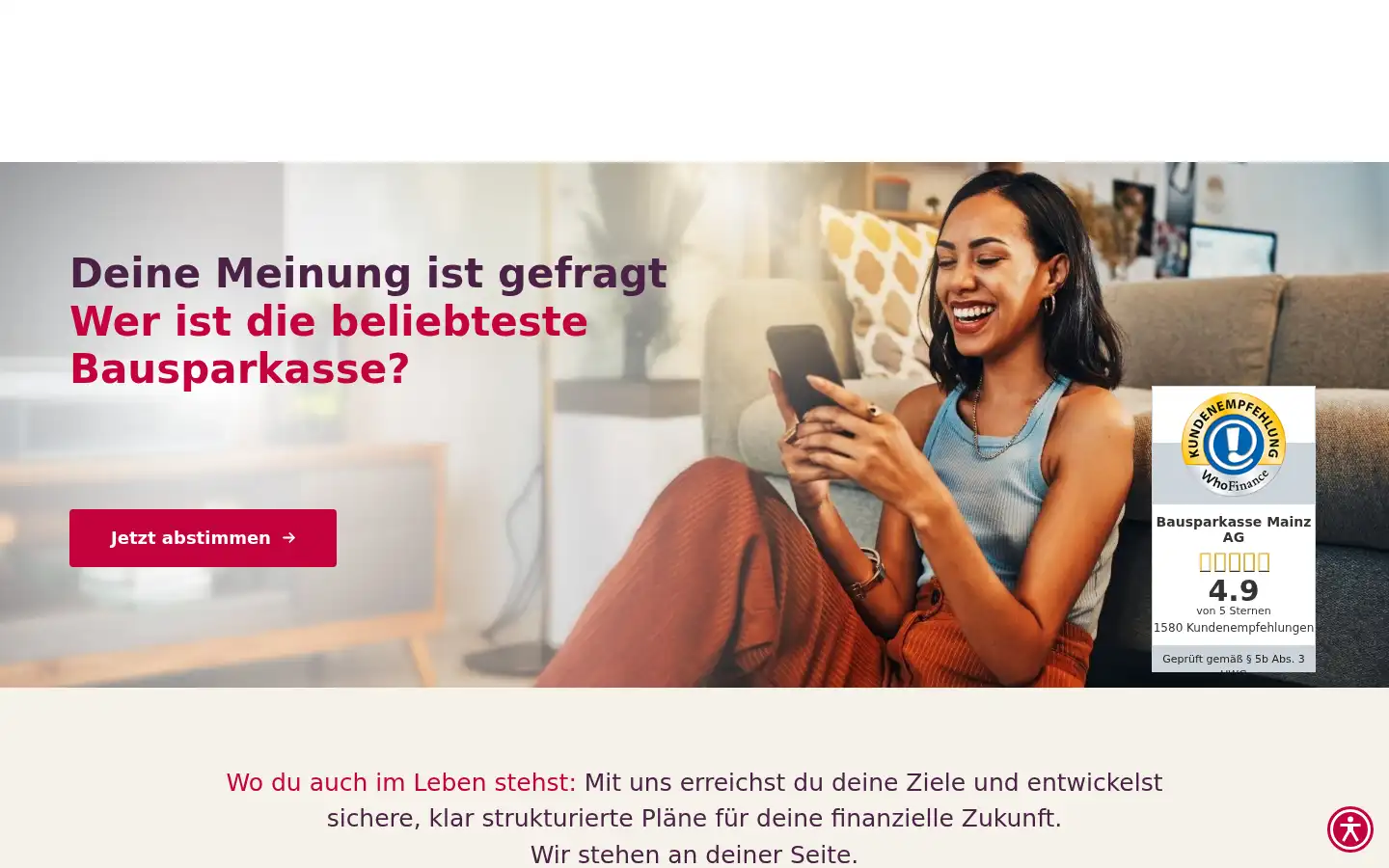 Screenshot of bkm.de