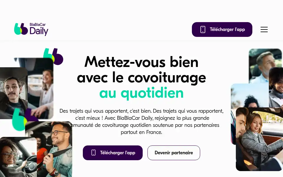 Screenshot of blablacardaily.com