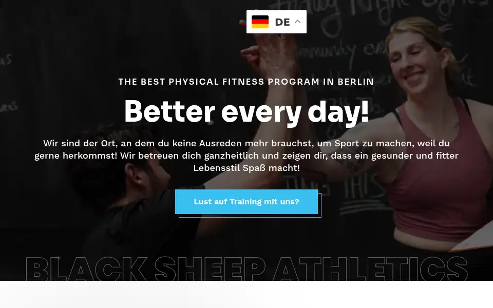 Screenshot of black-sheep-berlin.de