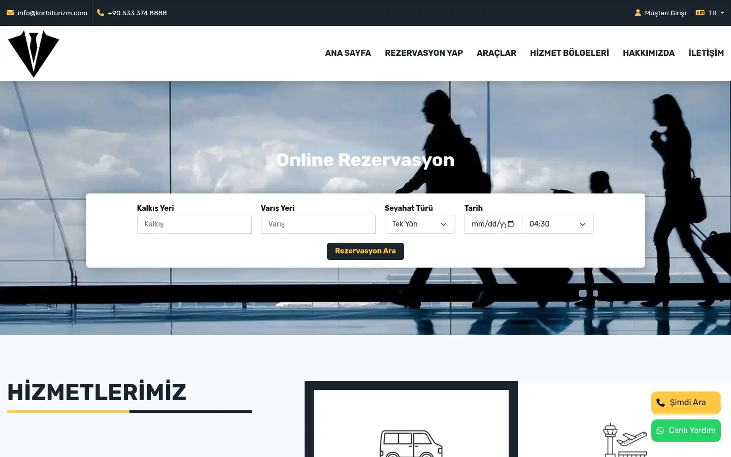Screenshot of blackairporttransfer.com