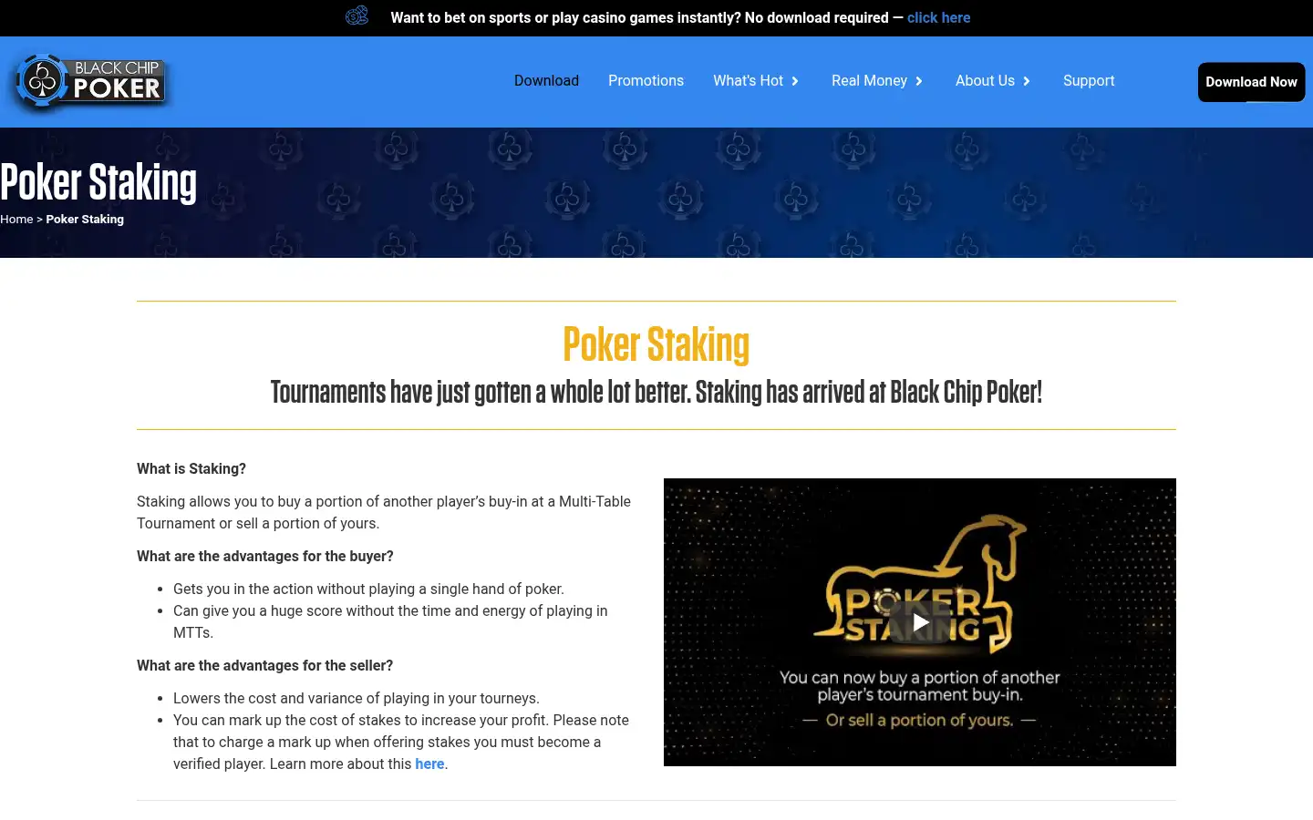 Screenshot of blackchippoker.eu