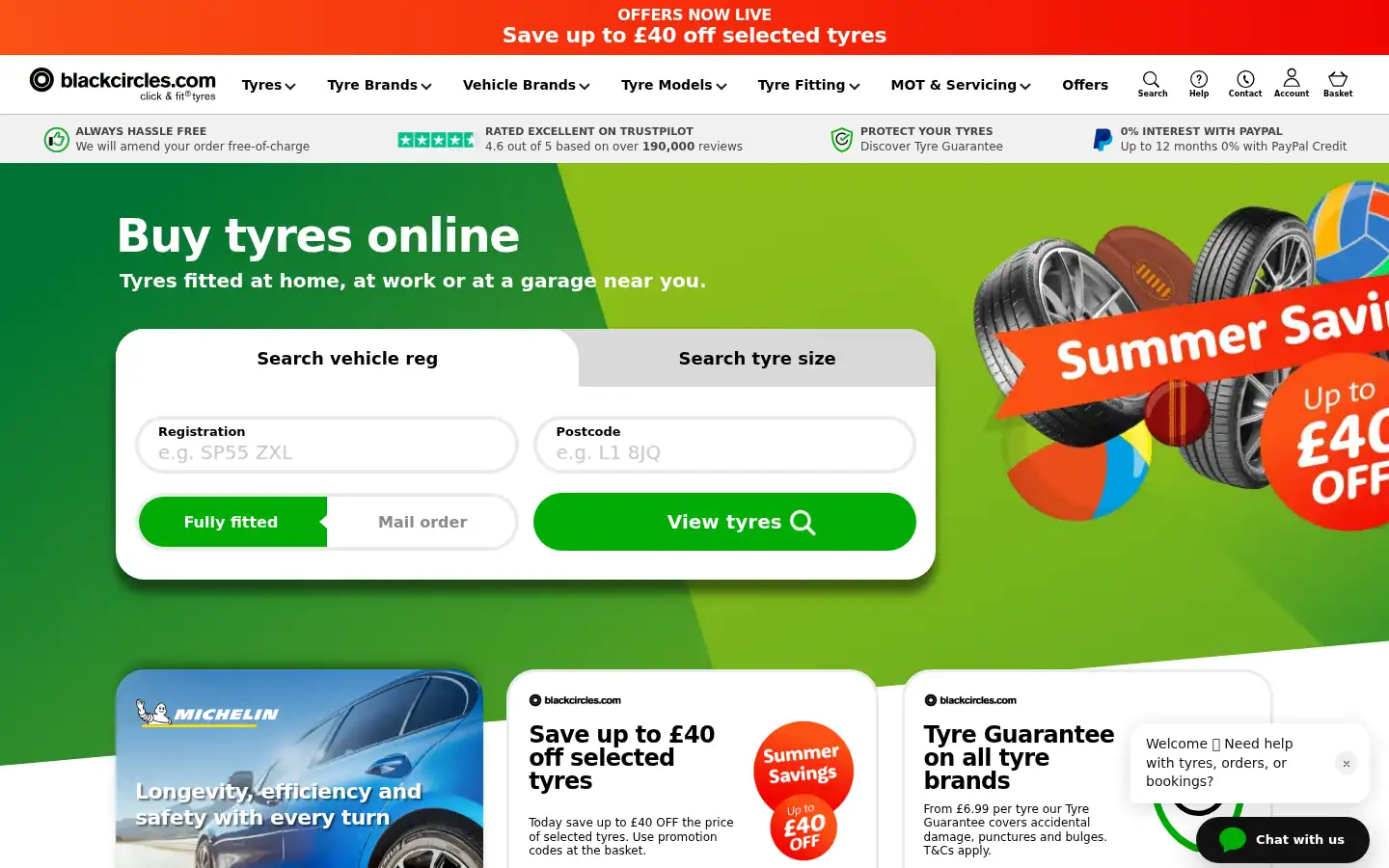 Screenshot of blackcircles.com