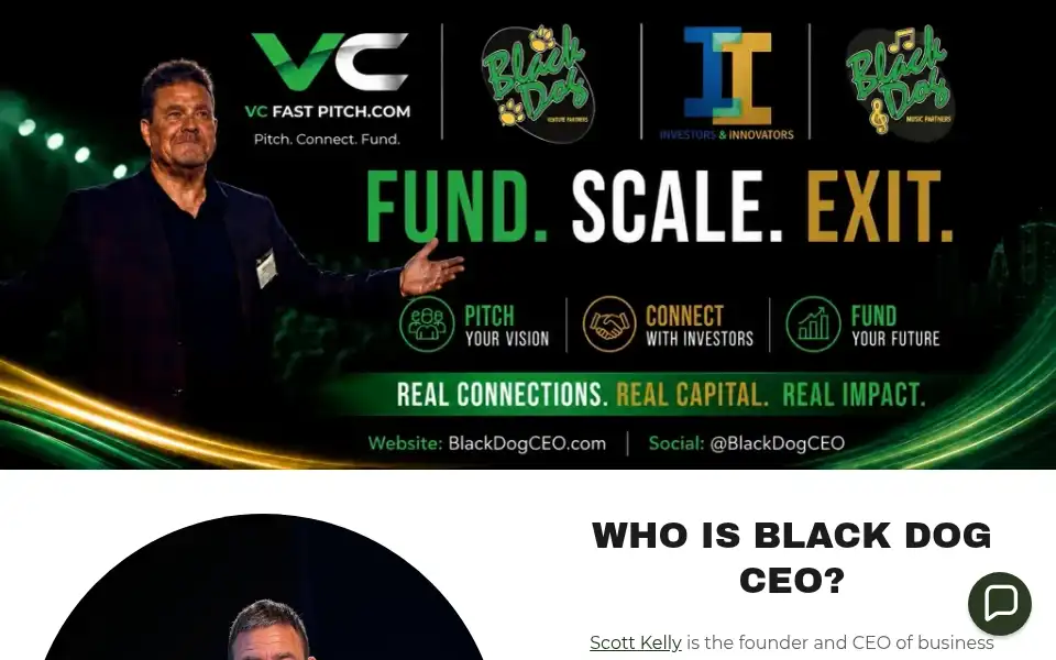 Screenshot of blackdogventurepartners.com