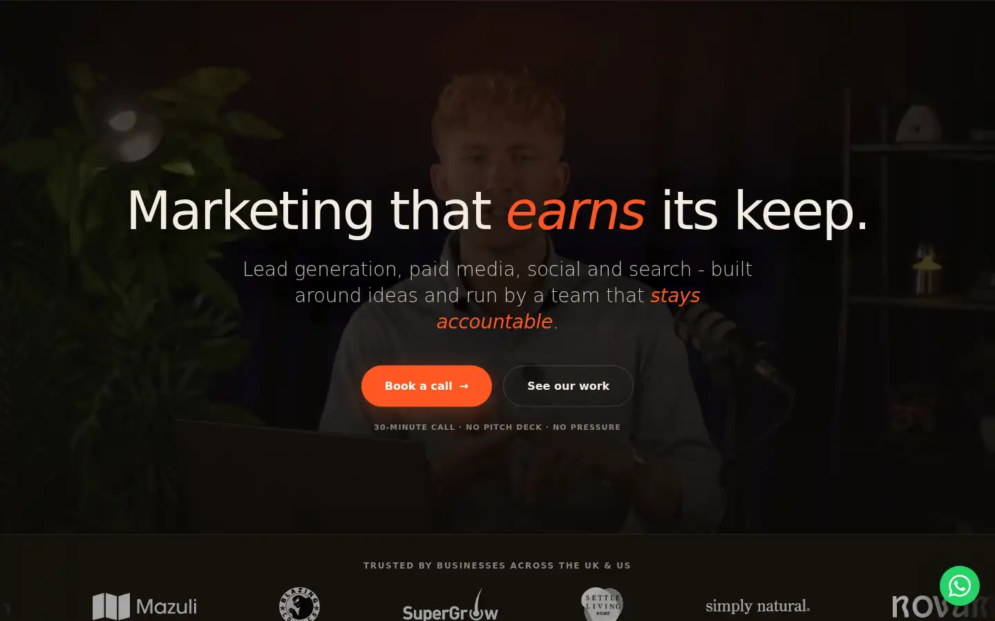 Screenshot of blackfiremarketing.co.uk