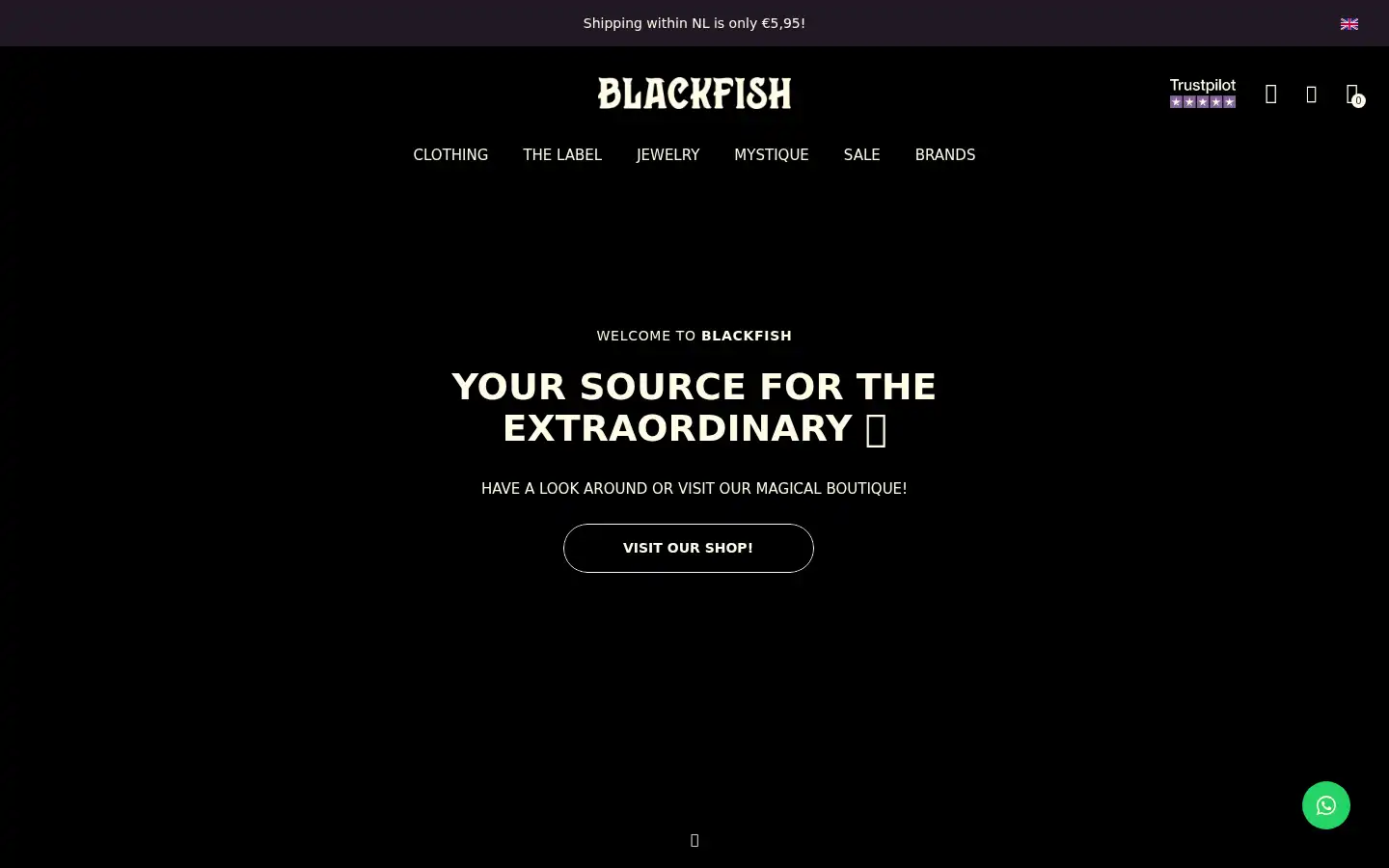 Screenshot of blackfish.store