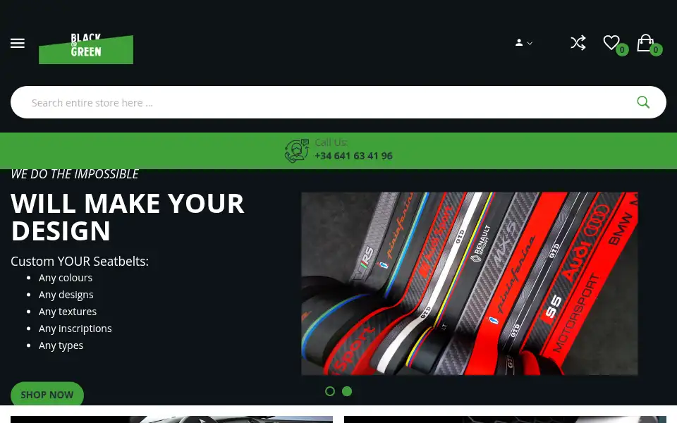 Screenshot of blackorgreen.com