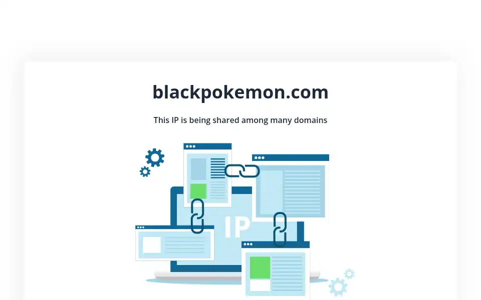 Screenshot of blackpokemon.com