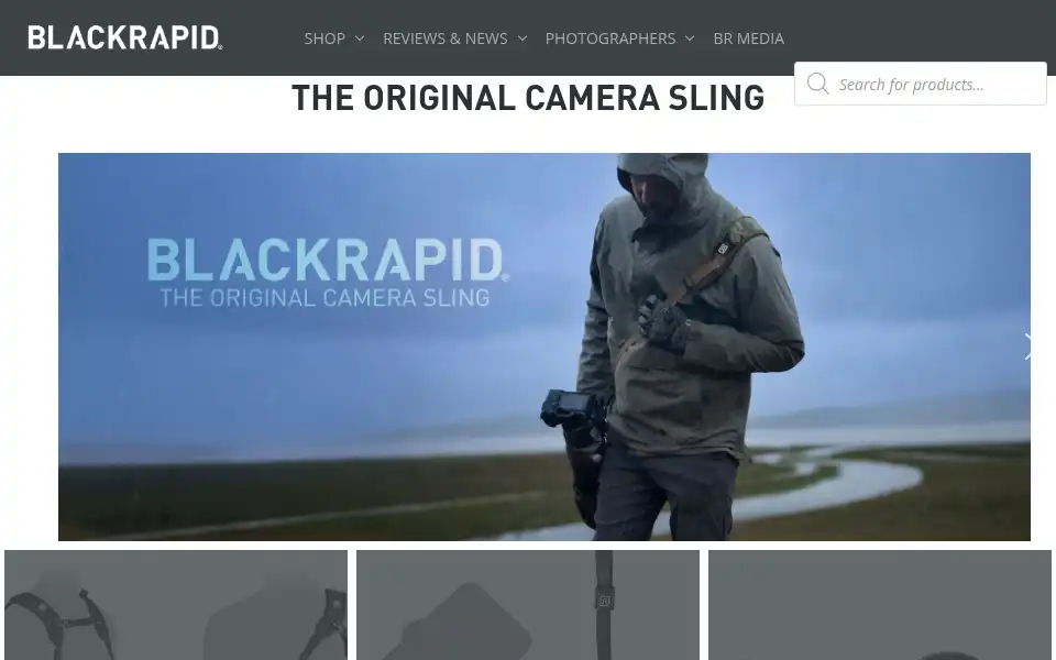 Screenshot of blackrapid.com