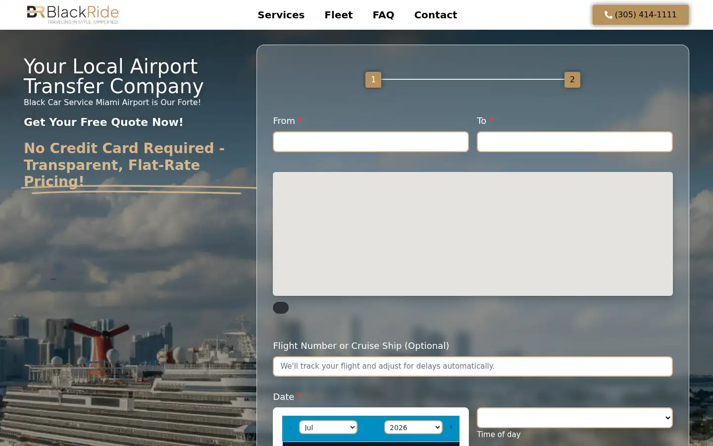 Screenshot of blackride.com