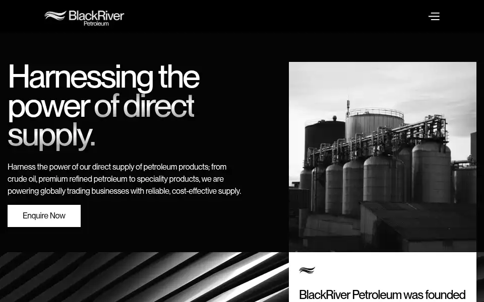 Screenshot of blackrivr.com