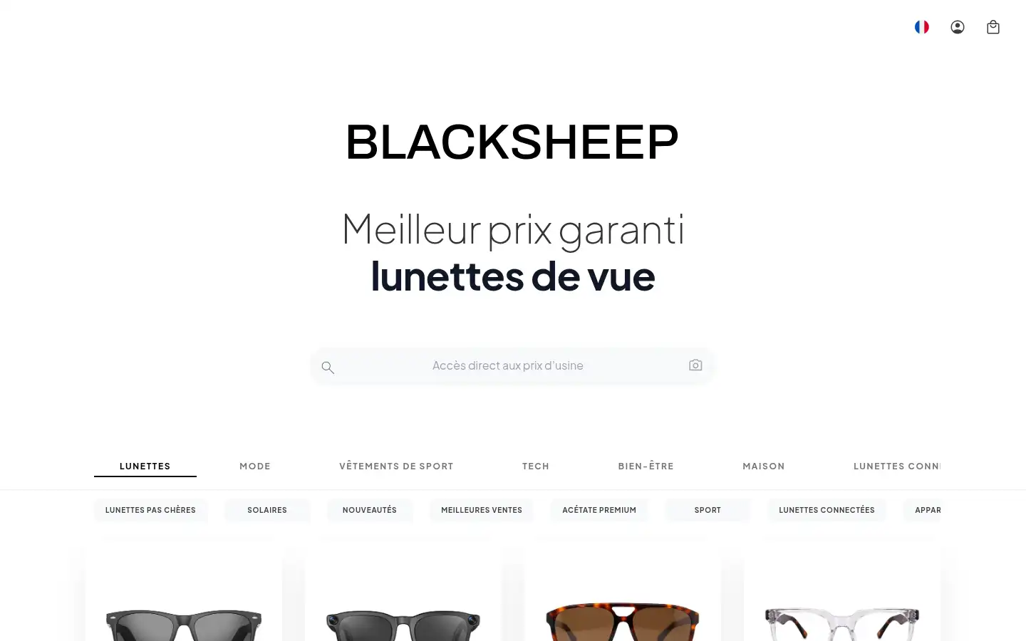 Screenshot of blacksheep.io