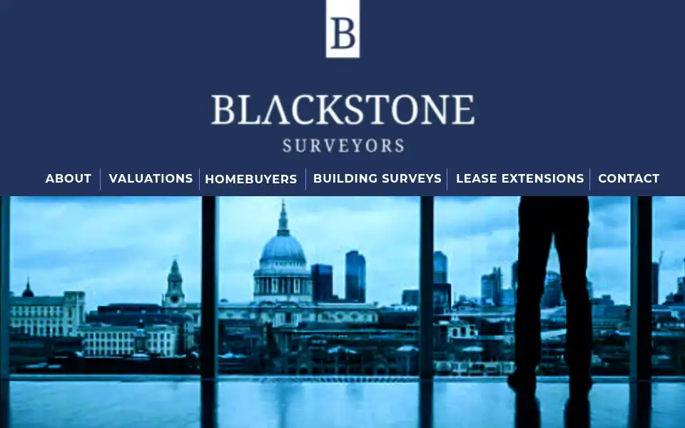Screenshot of blackstonesurveyors.co.uk