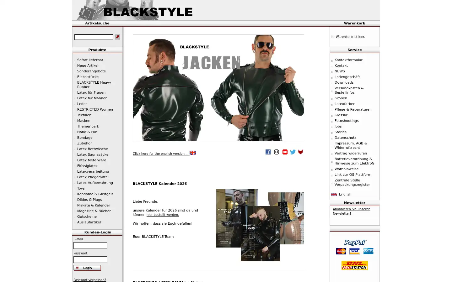 Screenshot of blackstyle.de