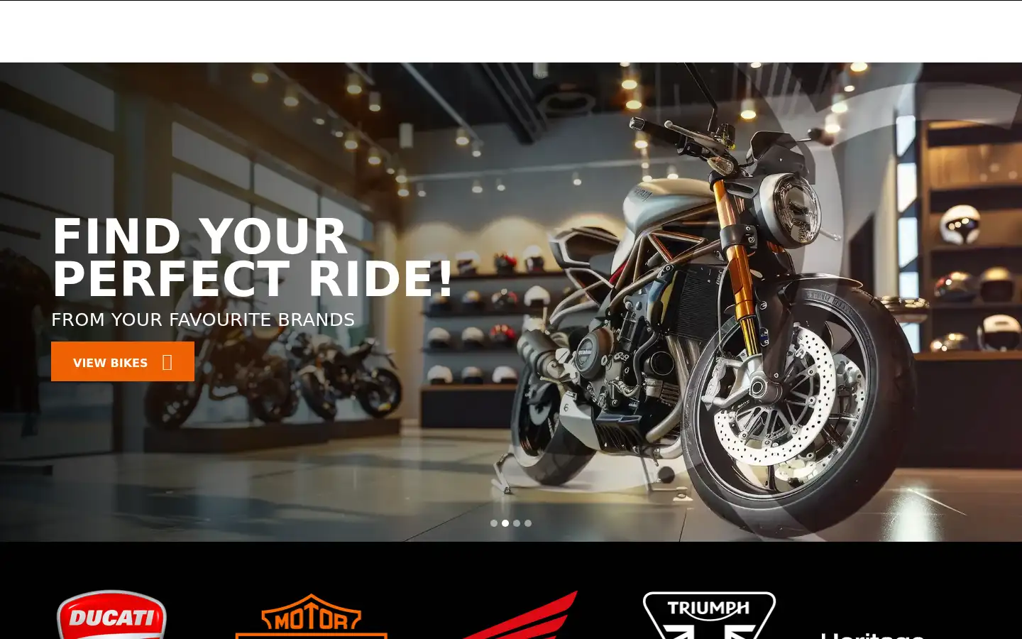 Screenshot of blademotorcycles.co.uk