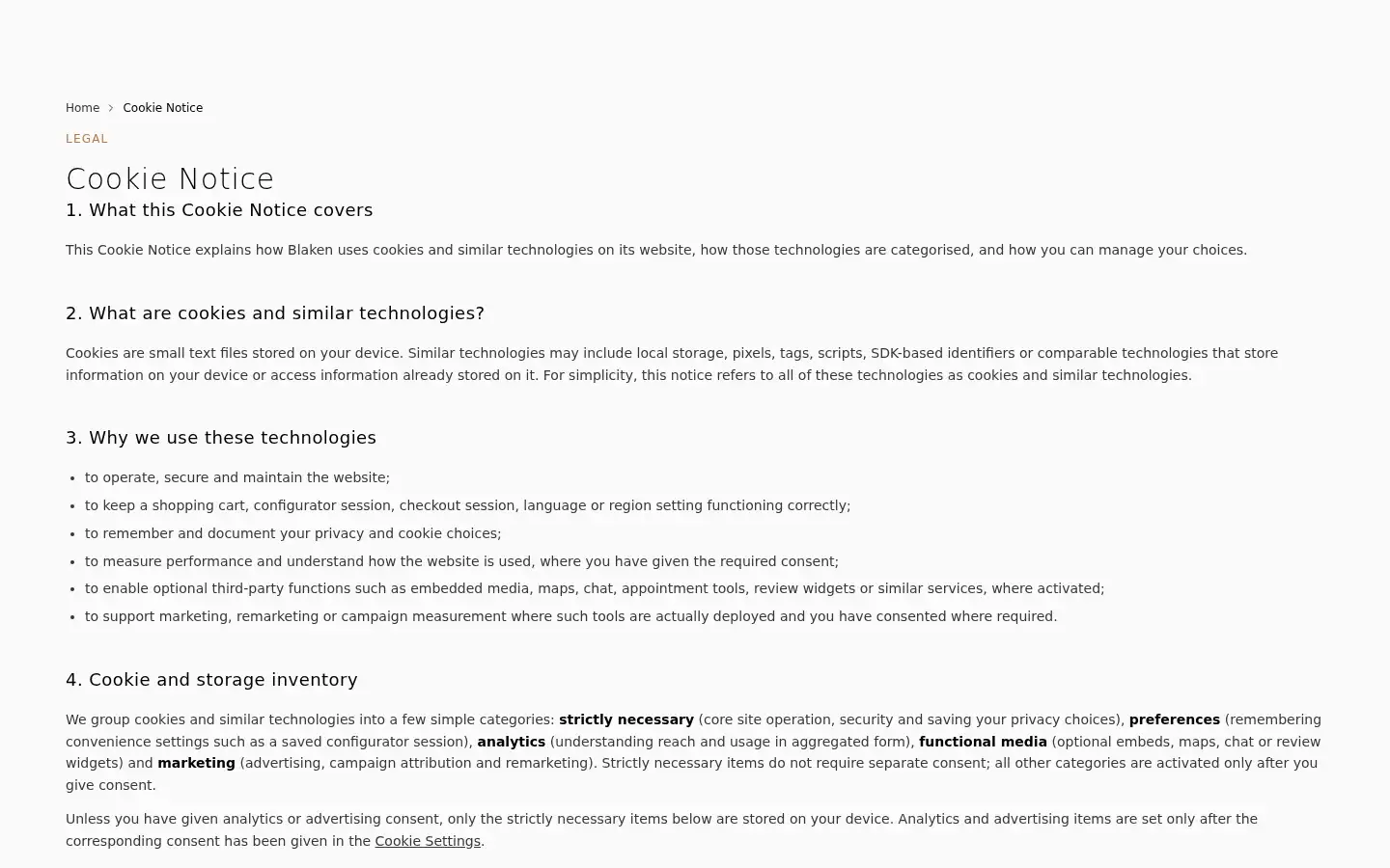 Screenshot of blaken.com